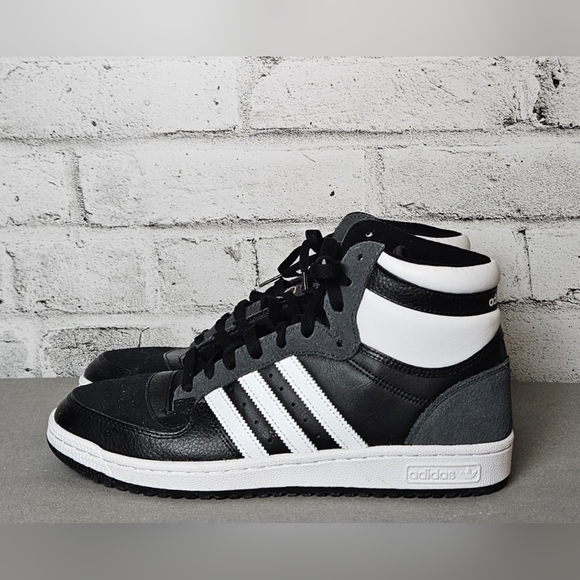 Adidas Originals Top Ten RB Black White High Top Sneakers 10.5 - Picture 4 of 12